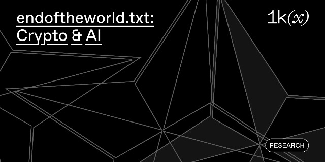 1kx：Crypto x AI 生态最全大盘点及潜在机会