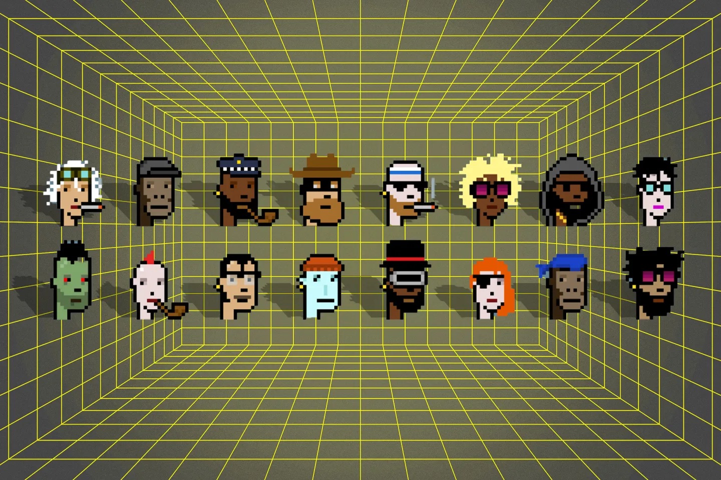 PUNK 3493 借 AI「重生」搅局 MEME 市场，CryptoPunks 带动 NFT 周交易量上涨 75.3%
