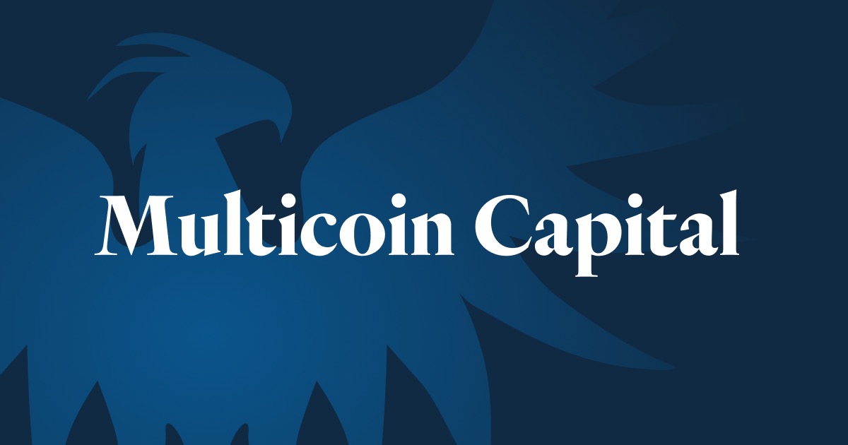 Multicoin Capital 2025构想：DePIN机器人、0员工公司...加密世界将如何演变
