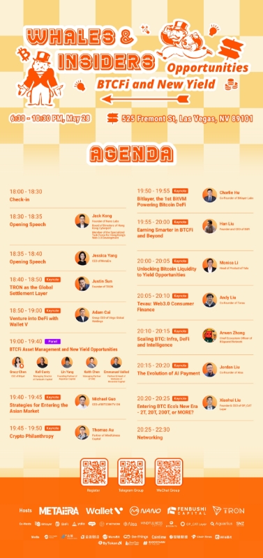 比特币生态高端局：「Whales & Insiders」全球行业领袖的拉斯维加斯之约