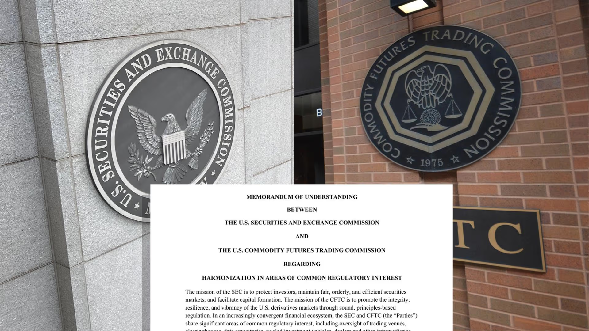 美SEC与CFTC联手重新定义加密资产,行业将迎来怎样的合规时代?