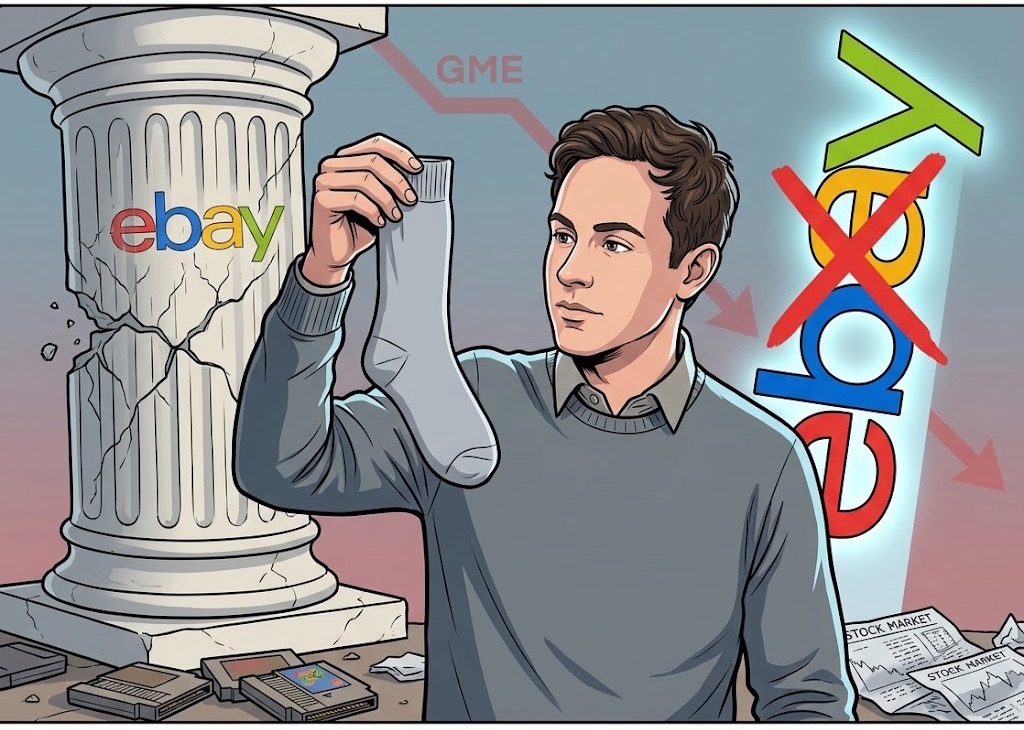 A screenshot of the eBay blockade. How can the $56 billion takeover farce be leveraged?