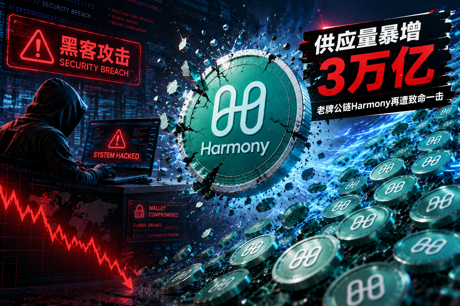供应量暴增3万亿,老牌公链Harmony再陷危局