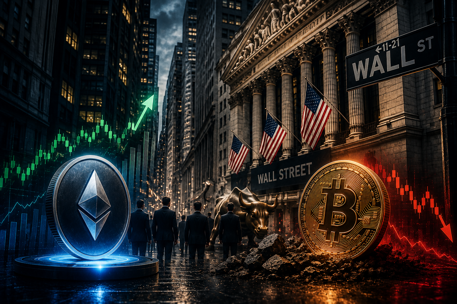 华尔街Q2持仓曝光:机构越跌越买,ETH竟全面跑赢BTC