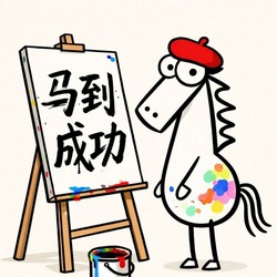 马到成功 (Success)