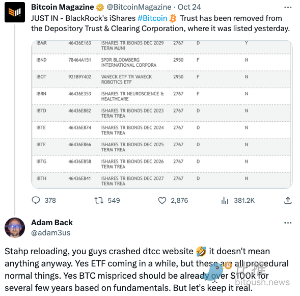 Blockstream 首席执行官：比特币价格应该超过10万美元