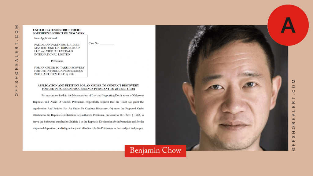Palladian Partners L.P. et al v. Benjamin Chow: Discovery Application  (England) - OffshoreAlert